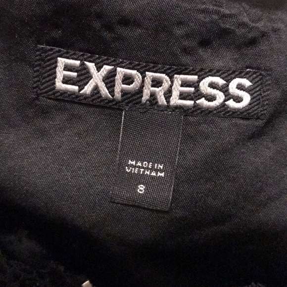 Black Lace Dress with Zipper from Express ✨✨ - Picture 7 of 7